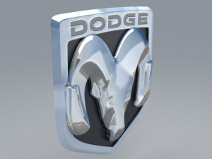dodge brand logo 3Dモデル