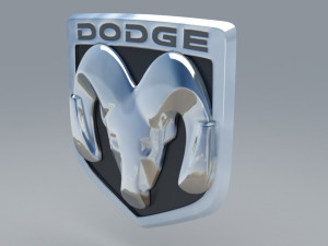 dodge brand logo 3Dモデル