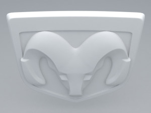 dodge brand logo 3Dモデル