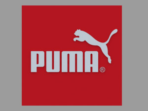 puma sports brand logo 3D Model