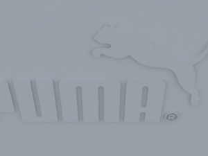 puma sports brand logo 3D Model