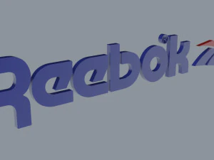 logotipo da marca esportiva reebok Modelo 3D
