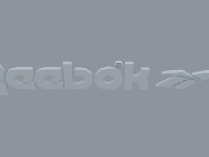 reebok sports brand logo 3D Model