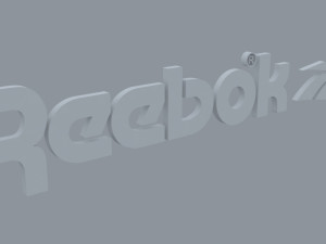 reebok sports brand logo 3D Model