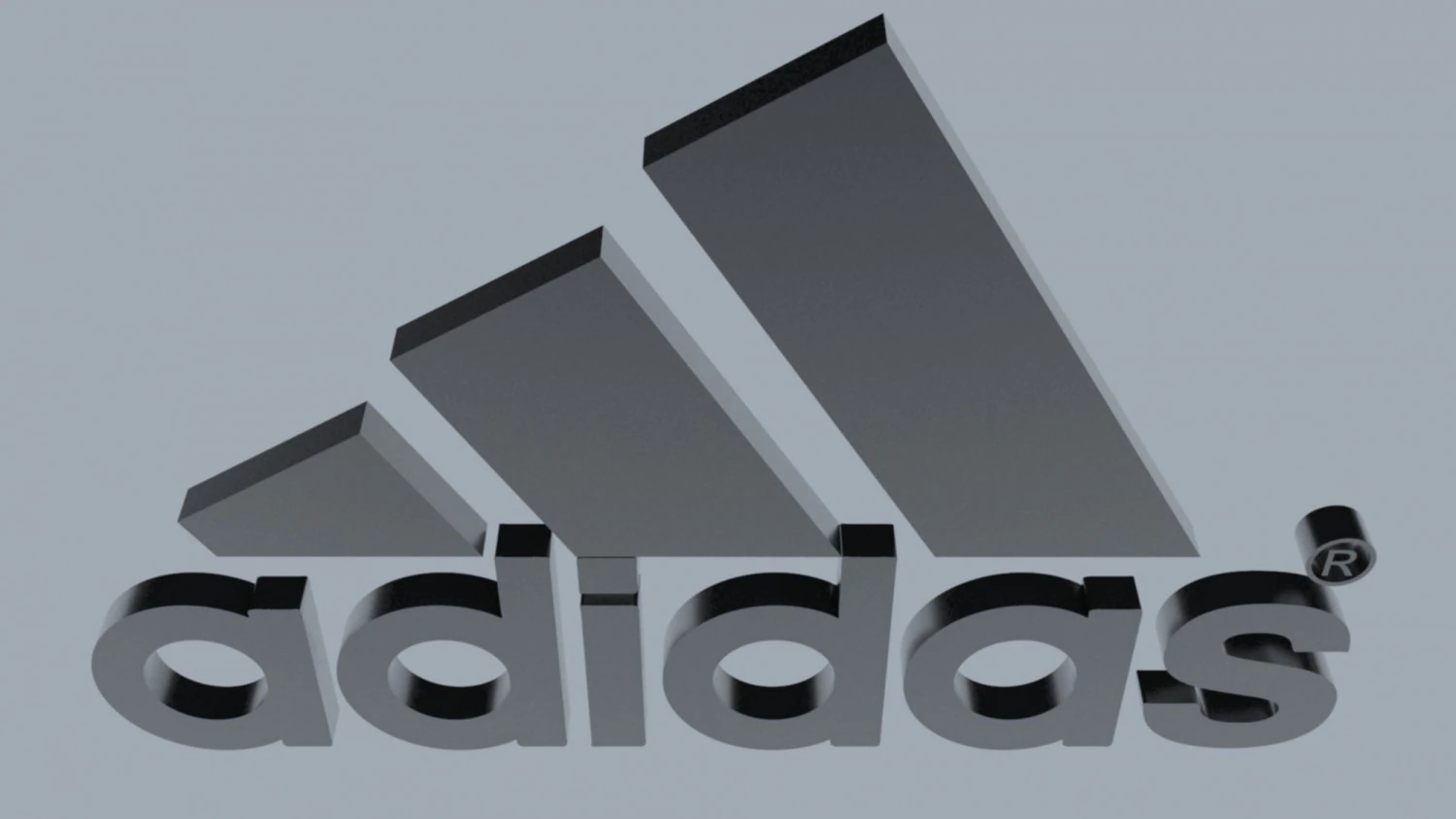 adidas sports brand logo 3D Model .c4d .max .obj .3ds .fbx .stl .blend 