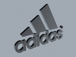 adidas sports brand logo Modèle 3D