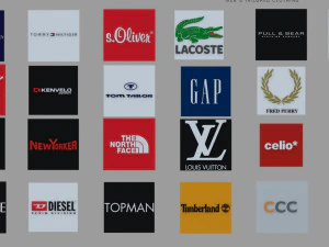 paquete de logotipos de marcas de moda Modelo 3D