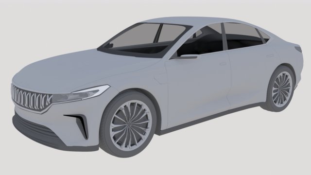 togg sedan electric car concept Modèle 3D .c4d .max .obj .3ds .fbx .stl .blend 