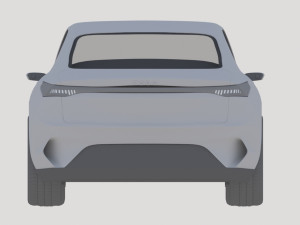 togg sedan electric car concept Modèle 3D