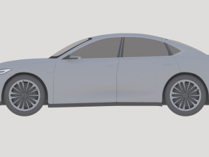 togg sedan electric car concept Modèle 3D