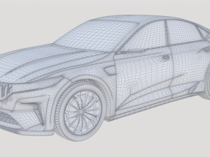 togg sedan electric car concept Modèle 3D