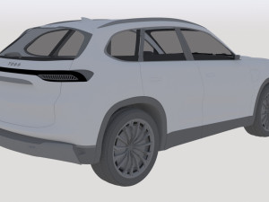 togg suv electricar car concept 3D Модель