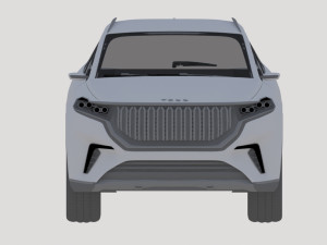 togg suv electricar car concept 3D Модель
