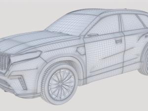 togg suv electricar car concept 3D Модель