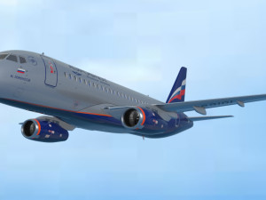 sukhoi superjet 100 3D Model
