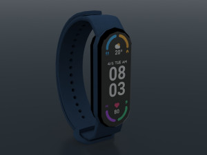xiaomi mi band 6 Model 3D