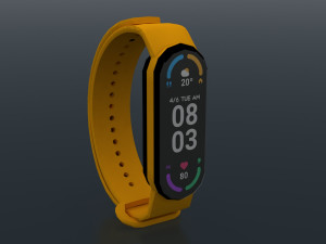xiaomi mi band 6 Model 3D