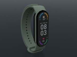 xiaomi mi band 6 Model 3D