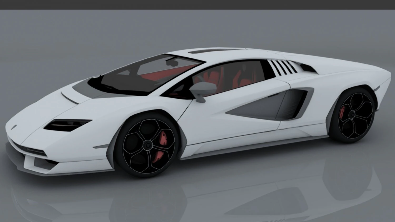 lambo countach 2021 concept 3D Model .c4d .max .obj .3ds .fbx .stl .blend 