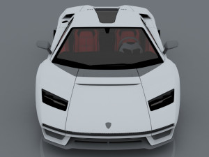 lambo countach 2021 concept 3D 模型
