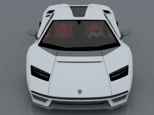 lambo countach 2021 concept 3D Model