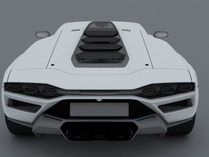 lambo countach 2021 concept 3D 模型
