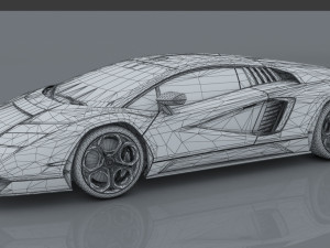 lambo countach 2021 concept 3D 模型