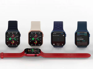 apple watch 7 series model 3D Model