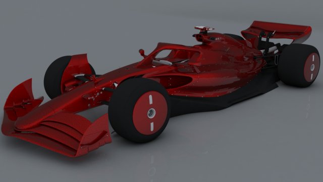 Formula 1 2022 concept model 2022 fia f1 regulations 3D Model .c4d .max .obj .3ds .fbx .stl .blend 
