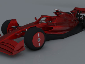Formula 1 2022 concept model 2022 fia f1 regulations 3D Model