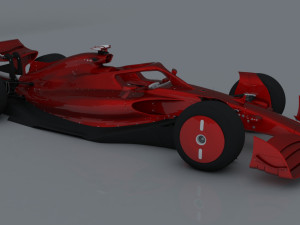 Formula 1 2022 concept model 2022 fia f1 regulations 3D Model