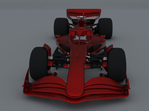 Formula 1 2022 concept model 2022 fia f1 regulations 3D Model