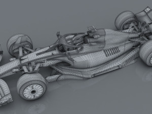 Formula 1 2022 concept model 2022 fia f1 regulations 3D Model