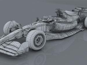 F1 Alfa Romeo Orlen for F1 2022 Season Modelo 3D