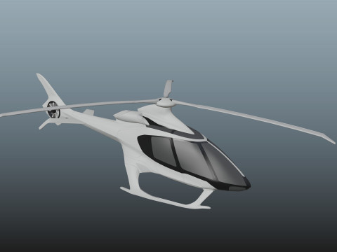 HILL HX50 CONCEPT HELICOPTER Model 3D