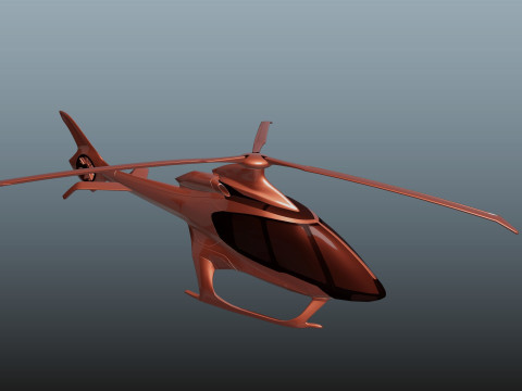 HILL HX50 CONCEPT HELICOPTER Model 3D