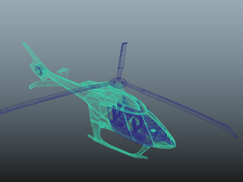 HILL HX50 CONCEPT HELICOPTER Model 3D