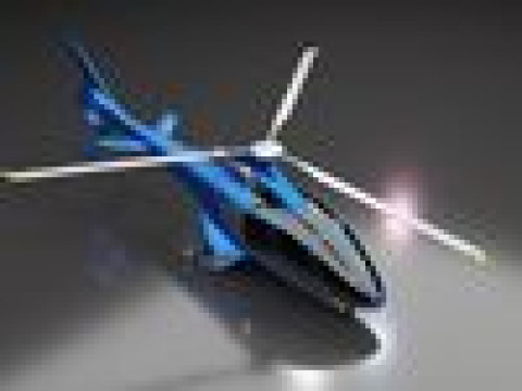 HILL HC50 Helicopter Modèle 3D