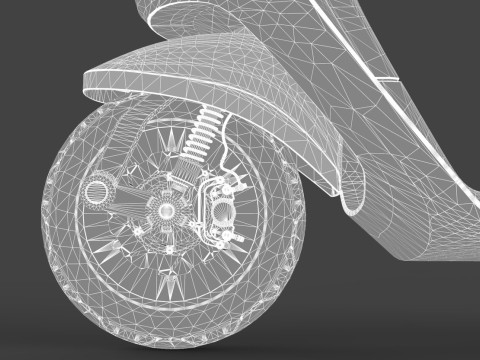 ELECTRIC SCOOTER 3D Model
