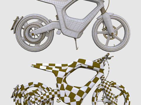 ELECTRIC BIKE 3D 模型