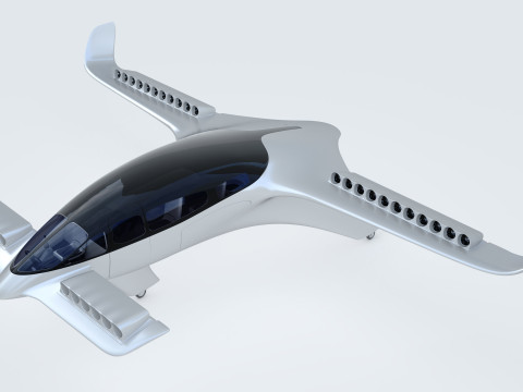 LILIUM JET FLYING TAXI 3D Model