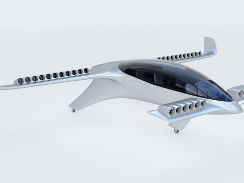 LILIUM JET FLYING TAXI 3Dモデル