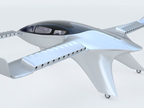 LILIUM JET FLYING TAXI 3Dモデル