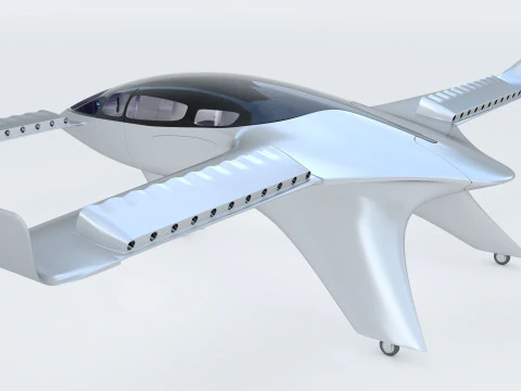 TAXI VOLADOR LILIUM JET Modelo 3D