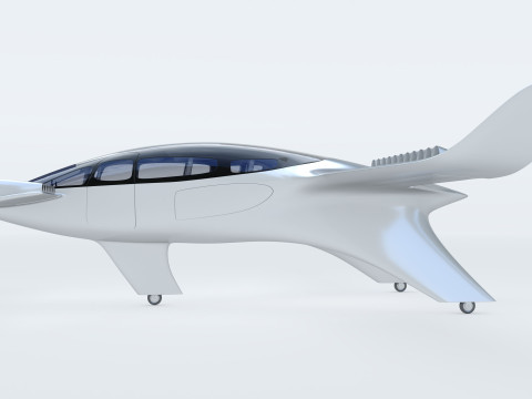 LILIUM JET FLYING TAXI 3Dモデル