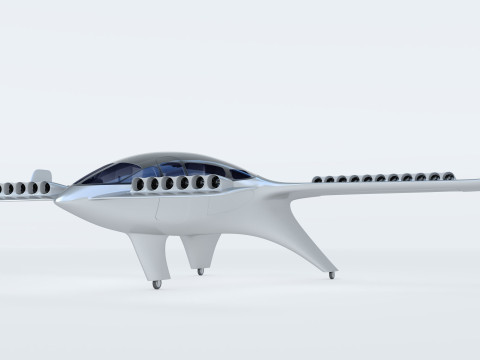 LILIUM JET FLYING TAXI 3Dモデル