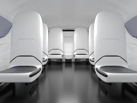 TAXI VOLADOR LILIUM JET Modelo 3D