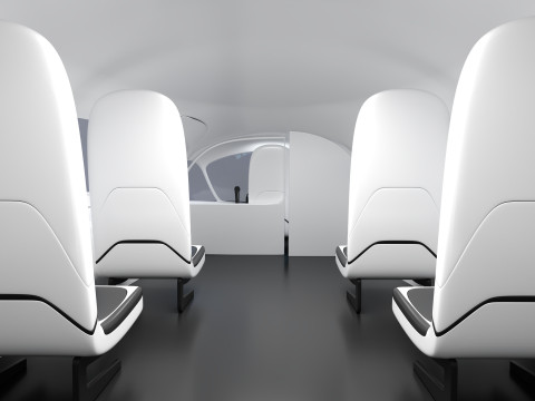 LILIUM JET FLYING TAXI 3Dモデル