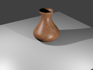 clay vase 3D मॉडल