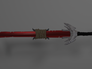 red sword 3D मॉडल